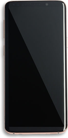 OLED Ersatzbildschirm mit Rahmen Samsung Galaxy S9 Service Pack Sunrise Gold