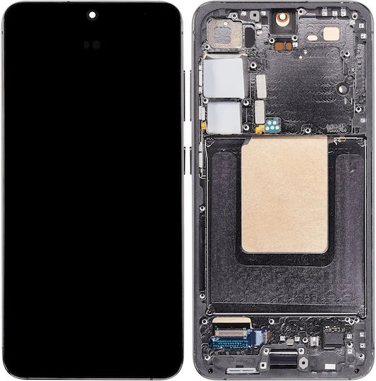 OLED Ersatzbildschirmrahmen Samsung Galaxy S24 5G US & Internationale Version Aftermarket Plus Onyx Schwarz