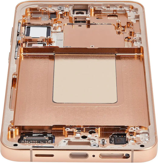 OLED Ersatzbildschirmrahmen Samsung Galaxy S24 Plus 5G US & Internationale Version Service Pack Sandstein-Orange