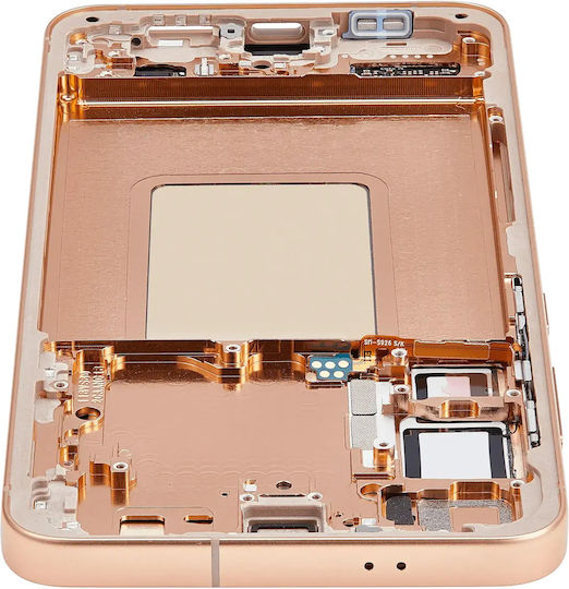 OLED Ersatzbildschirmrahmen Samsung Galaxy S24 Plus 5G US & Internationale Version Service Pack Sandstein-Orange