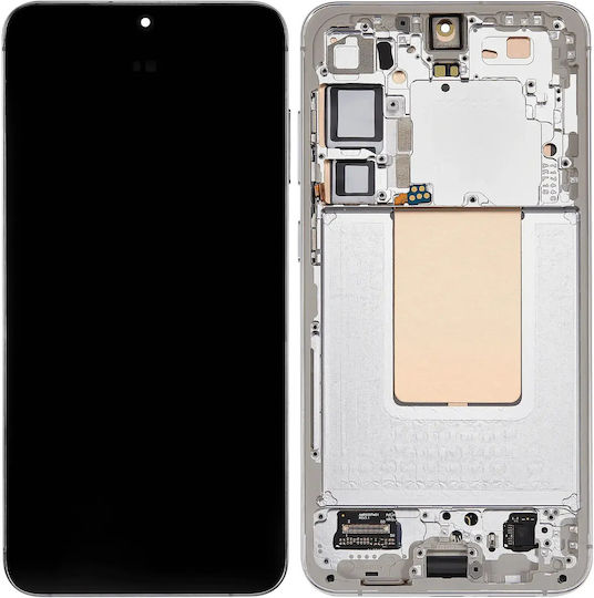 Oled Assembly Frame Samsung Galaxy S24 Plus 5g Us & International Version Aftermarket Plus Marble Grey