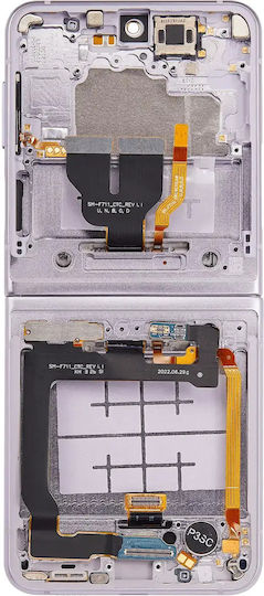 Inner OLED Assembly Rahmen Kompatibel Samsung Galaxy Z Flip 3 5G Us & International Aftermarket Plus Lavendel