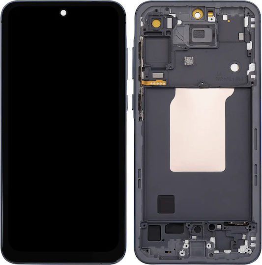 Lcd Assembly Frame Samsung Galaxy A55 A556 2024 Aftermarket Incell Navy