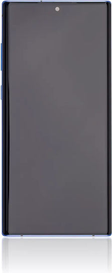 OLED Асембли Рамка Samsung Galaxy Note 10 Plus 5G Service Pack Aura Blue