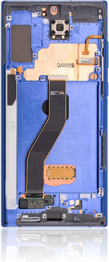 OLED Асембли Рамка Samsung Galaxy Note 10 Plus 5G Service Pack Aura Blue