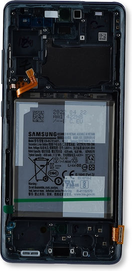 OLED Асембли Рамка Samsung Galaxy S20 FE 4G 5G Service Pack Cloud Navy
