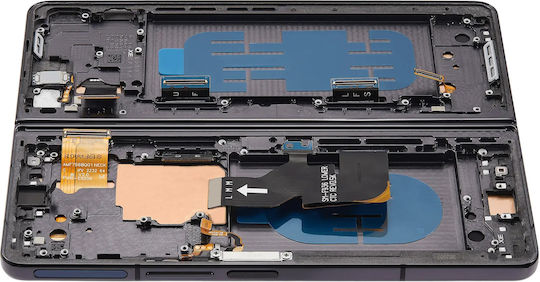 Inner Oled Assembly Frame Samsung Galaxy Z Fold 4 5g Us & International Blemish Grade D Phantom Black