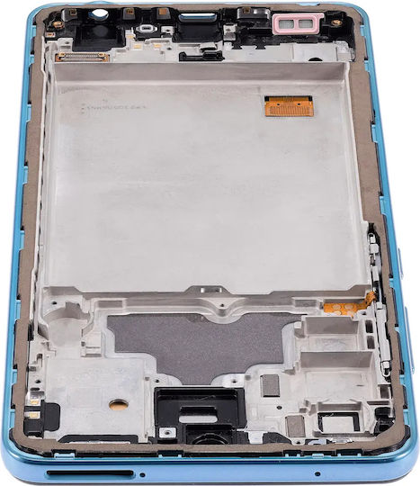 Oled Assembly Frame Samsung Galaxy A72 A725 2021 Aftermarket Plus Awesome Blue