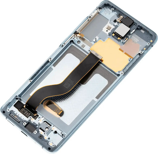 Oled Assembly Frame Samsung Galaxy S20 Plus 5g Aftermarket Plus Cloud Blue