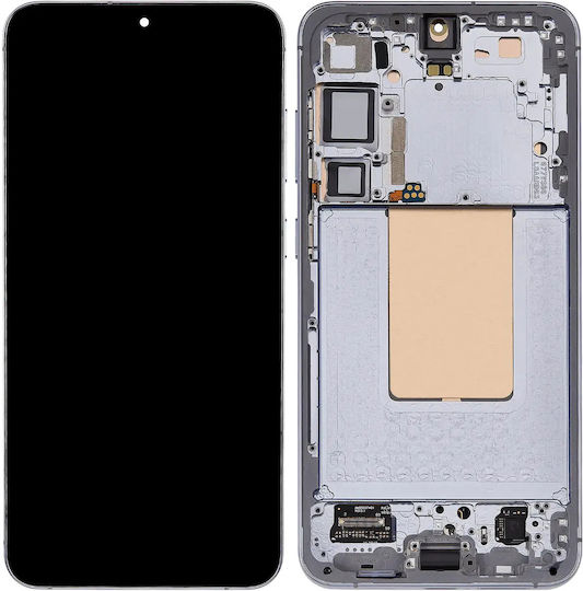 OLED Ersatzbildschirmrahmen Samsung Galaxy S24 Plus 5G US & Internationale Version Service Pack Saphirblau