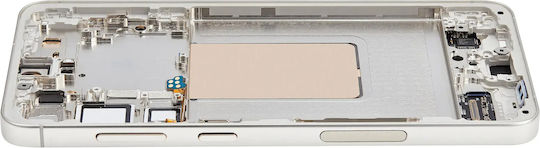 Oled Ersatzbildschirm mit Rahmen Samsung Galaxy S24 Plus 5G US & Internationale Version Nachrüstteil Plus Bernstein Gelb