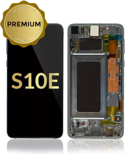 OLED модул с рамка Samsung Galaxy S10e сервизен пакет канарено жълт