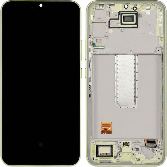Oled Assembly Frame Compatible Samsung Galaxy A34 5g A346 2023 Service Pack Lime