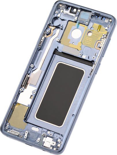 Oled Ersatzbildschirm mit Rahmen Samsung Galaxy S9 Plus Nachbau Plus Korallenblau