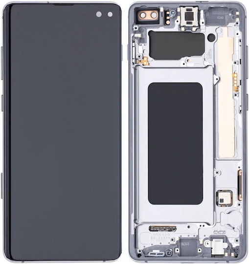 Oled Assembly Frame Samsung Galaxy S10 Plus Aftermarket Plus Prism Ceramic Black