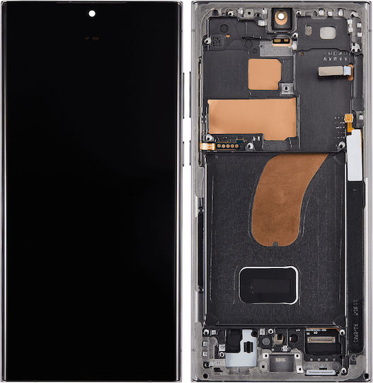Oled Asamblare Cadru Samsung Galaxy S23 Ultra 5g Us și International Service Pack Verde