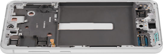 OLED Асембли Рамка Samsung Galaxy S21 Fe 5g US & International Version Service Pack Бял