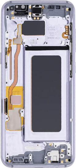 OLED модул с рамка за Samsung Galaxy S8 aftermarket Plus орхидейно сив