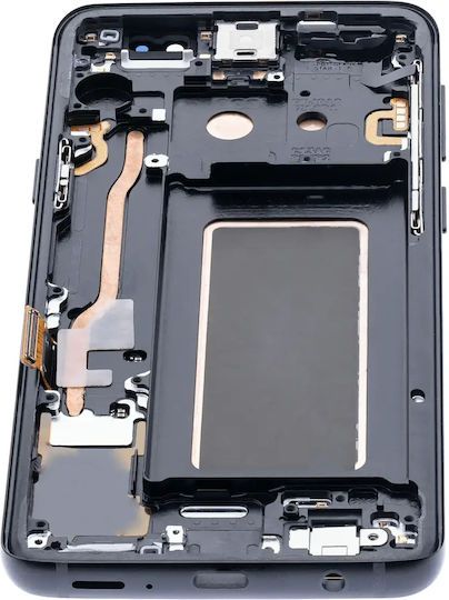 Oled Assembly Rahmen Samsung Galaxy S9 Aftermarket Plus Mitternachts-Schwarz