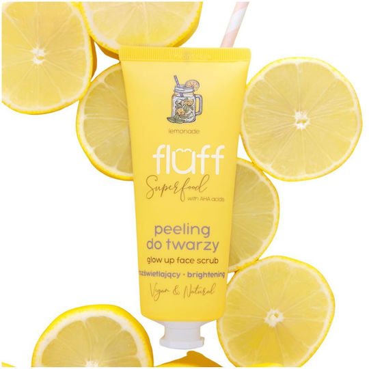 Fluff Lemonade Gesichtspeeling Creme für Scrub Προσώπου 75ml