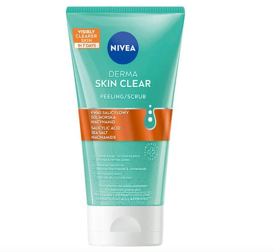 Nivea Derma Skin Clear Cream for Face Scrub 150ml