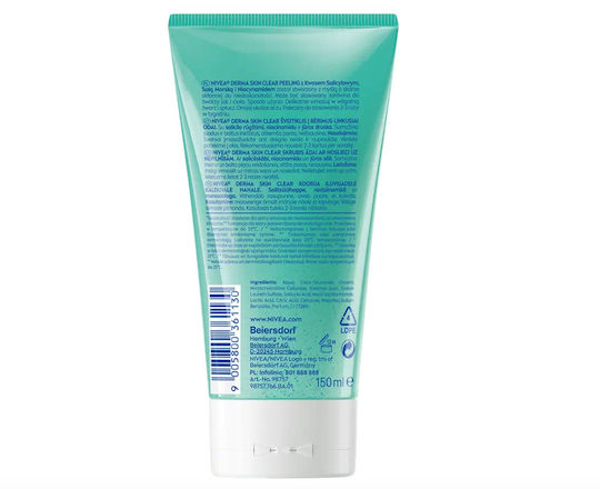 Nivea Derma Skin Clear Cream for Face Scrub 150ml