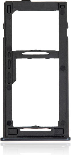 Dual SIM Kartenhalter Samsung Galaxy A42 5G A426 2020 Prism Dot Schwarz