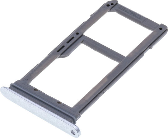 Dual Sim Card Tray Samsung Galaxy S7 Edge Silver