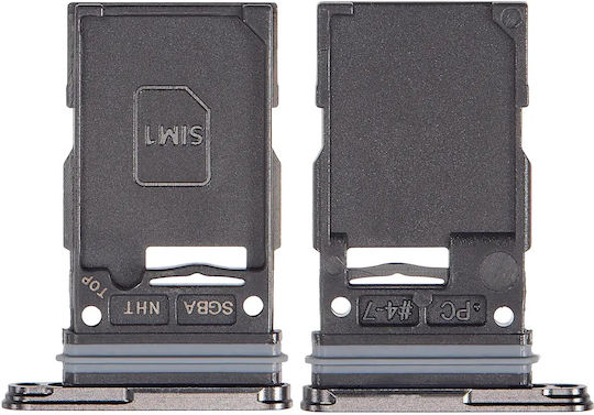 Single Sim Card Tray Samsung Galaxy S24 Fe 5g Premium Graphite