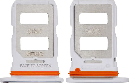 Тава За SIM Карта Xiaomi 13 Lite Бяла
