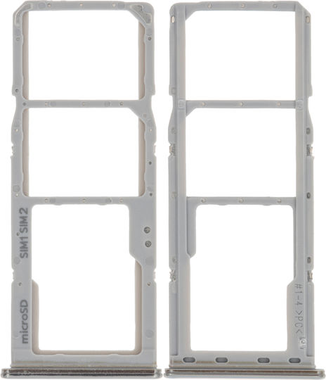 Dual Sim Card Tray Samsung Galaxy A70 A705 2019 Silver