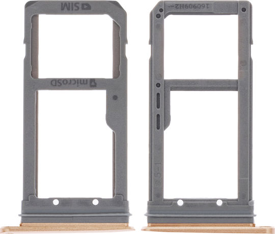 Single Sim Card Tray Samsung Galaxy S7 Edge Gold