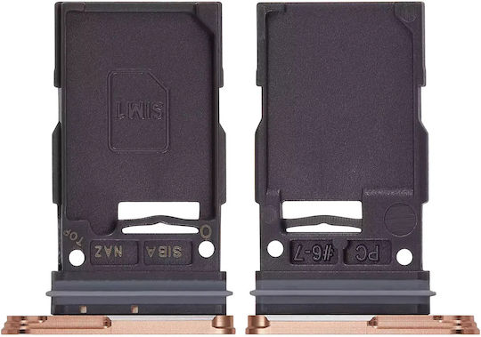 Single Sim Card Tray Samsung Galaxy S24 5g S24 Plus 5g Sandstone Orange
