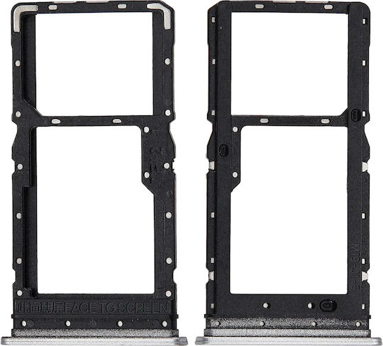 SIM Слот Xiaomi Redmi 12 5G Лунен Камък Сребрист