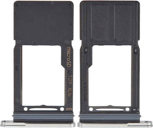 Micro SD SIM-Kartenhalter Samsung Galaxy Tab S9 Fe 10,9" (x510) 2023 Wifi Nur Silber