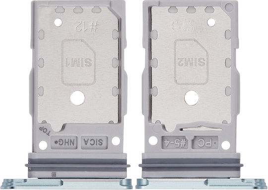 Dual SIM-Kartenhalter Samsung Galaxy S25 S25 Plus Premium Minzgrün