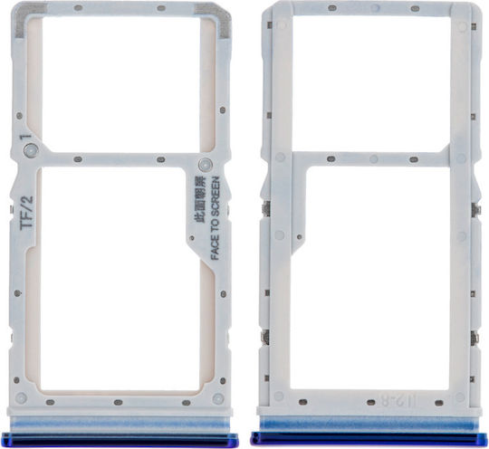 Sim Card Tray Xiaomi Redmi Note 8 Pro Blue