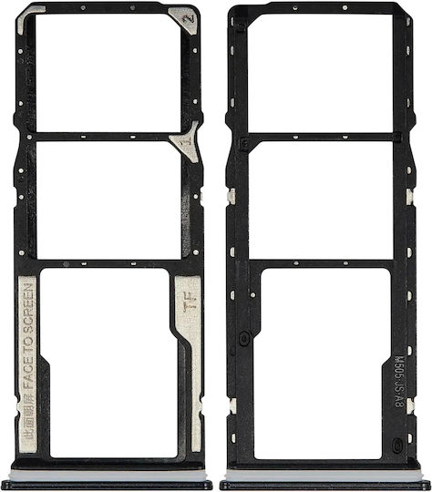 Sim Card Tray Xiaomi Redmi 10a Charcoal Black