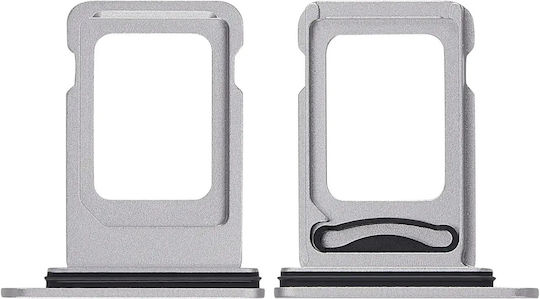 Dual Sim Card Tray Compatible Iphone 17 Pro 17 Pro Max Silver