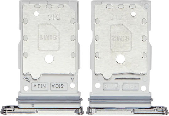 Dual Sim Card Tray Samsung Galaxy S25 S25 Plus Premium White