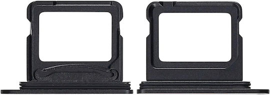Dual Sim Card Tray Compatible Iphone 17 Black