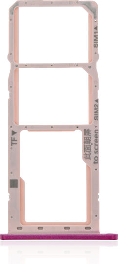 Dual Sim Card Tray Huawei Y7 2019 Aurora Purple