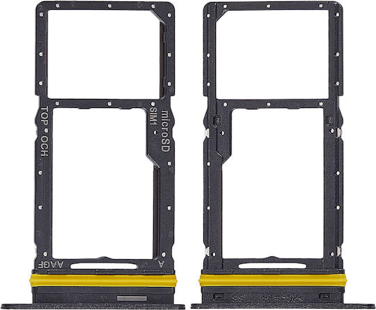 Einzelne SIM-Kartenhalter Samsung Galaxy A17 4G A175 2025 Premium Schwarz