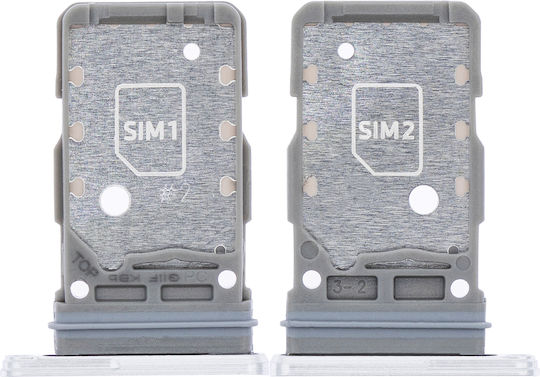 Tavă Dual Sim Pentru Telefon Samsung Galaxy S21 5g Alb Fantomă