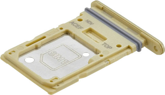 Dual Sim Kartenhalter Samsung Galaxy A35 A356 2024 Premium Zitronengelb
