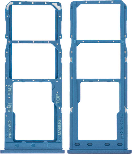 Двойна SIM/SD База Samsung Galaxy A12 A125 2020 Синя