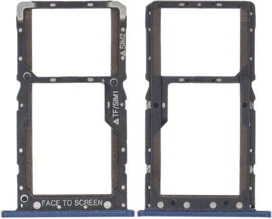Sim Card Tray Xiaomi Pocophone F1 Stahlblau