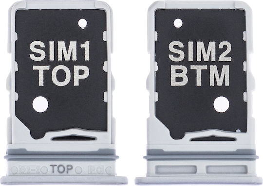 Tavă Dual SIM Samsung Galaxy A80 A805 2019 Alb Fantomă
