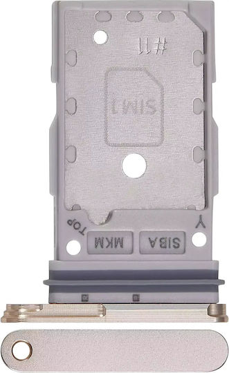 Dual Sim Card Tray Samsung Galaxy S24 5g S24 Plus 5g Amber Yellow