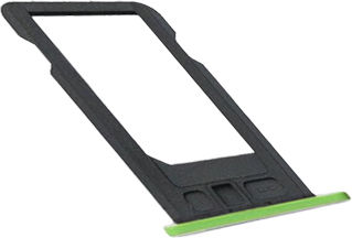 Тава за SIM карта iPhone 5C Зелен